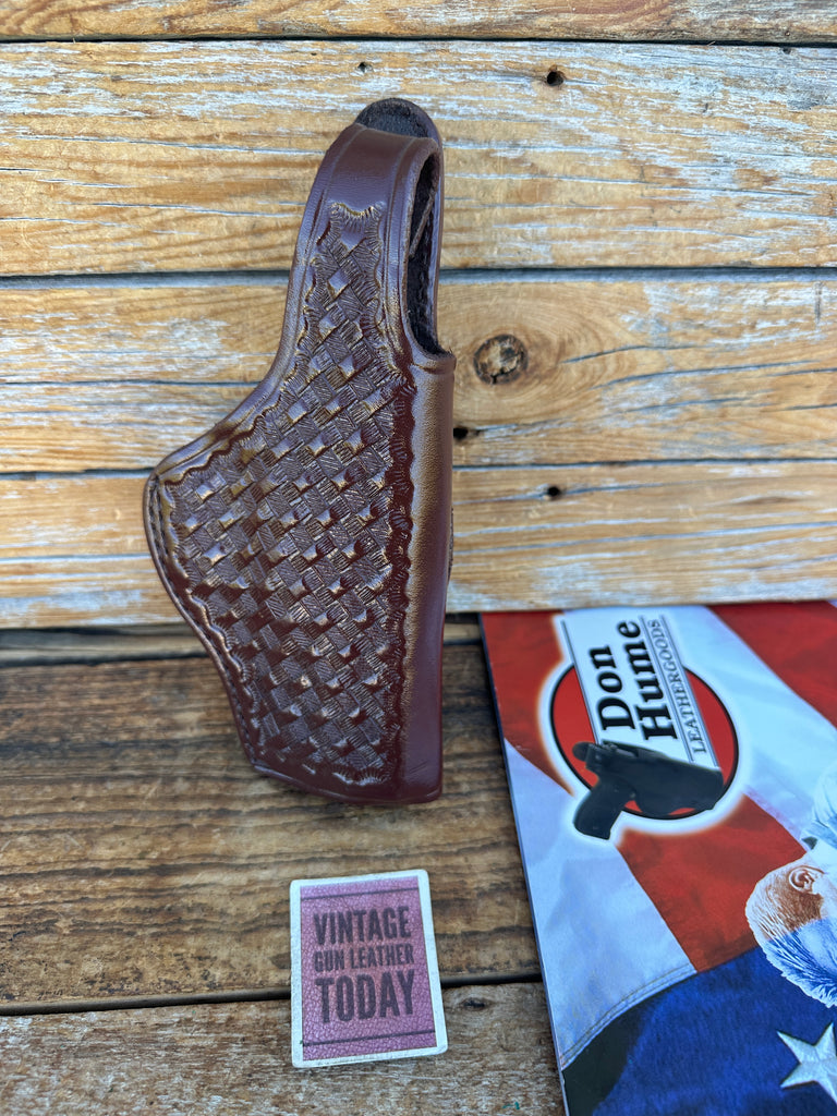 Vintage Don Hume Fairfax Brown OWB Basket Stamped Holster For Springfield XD45 4