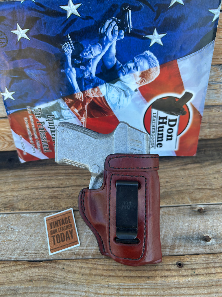 Vintage Don Hume H715 Brown Leather IWB Holster For Taurus PT111 PT145