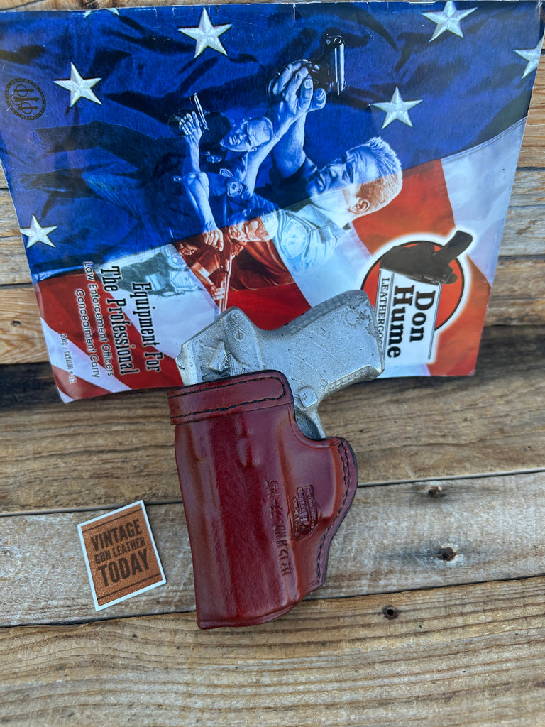 Vintage Don Hume H715 Brown Leather IWB Holster For Taurus PT111 PT145