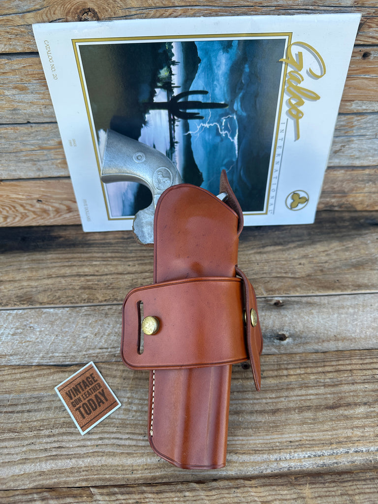 Galco Brown LeatherOWB Holster For Ruger Blackhawk Colt SAA Vaquero 5.5"