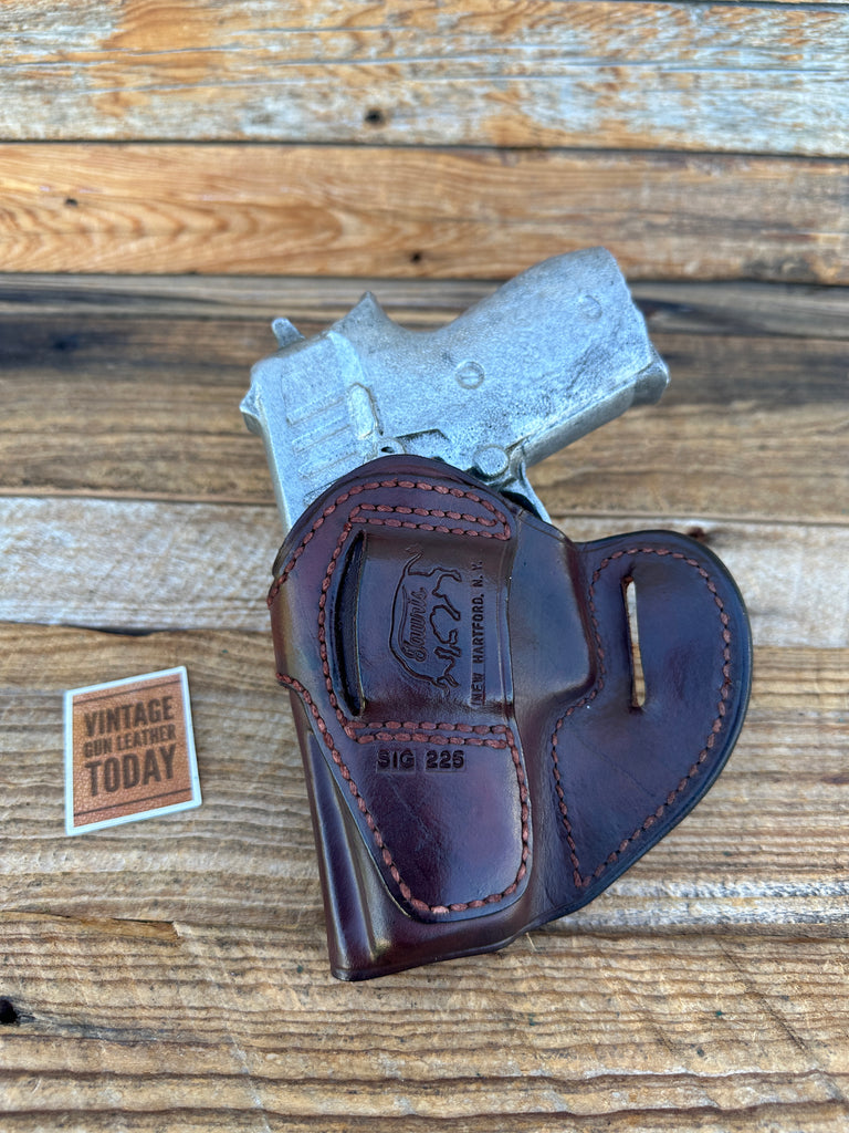Mike Taurisano Tauris Brown Leather OWB Holster For Sig P245 Right