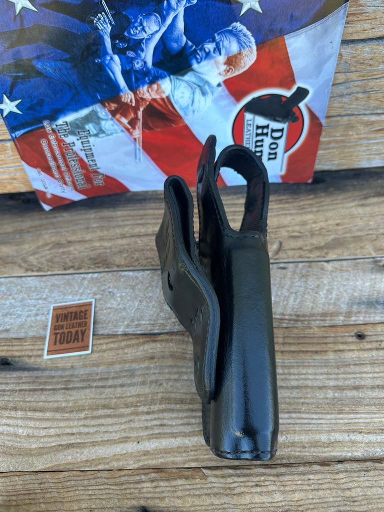 Don Hume H739 Black Leather Lined Tiger Duty Holster 34-5 For Colt Double Eagle