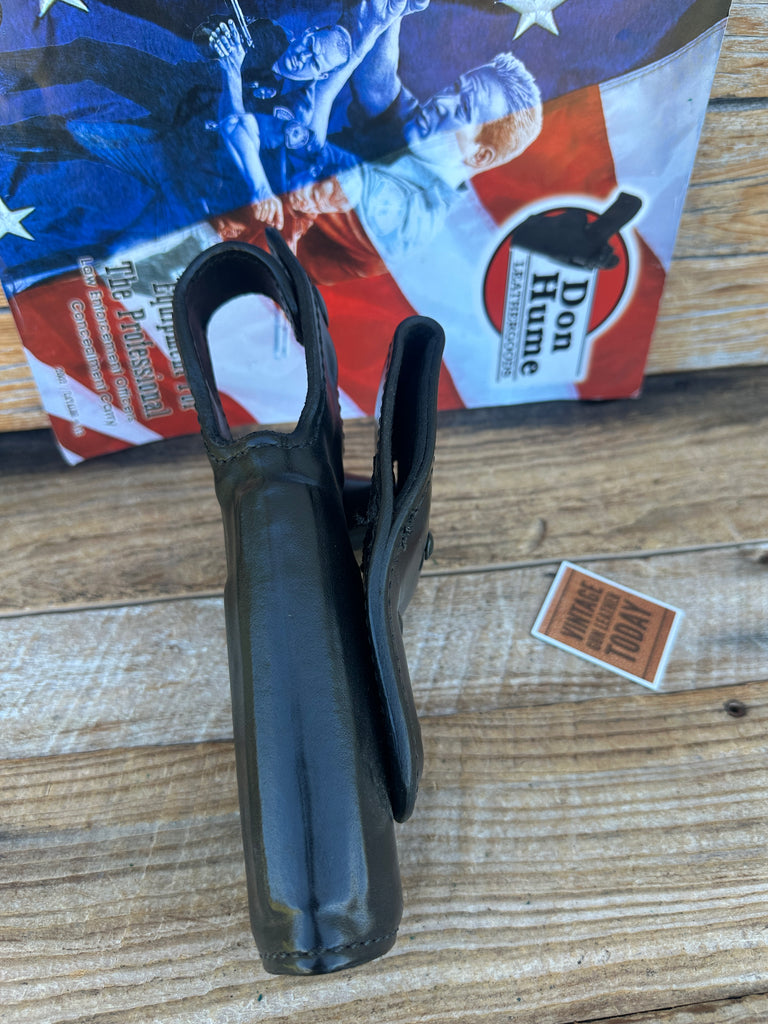 Don Hume H739 Black Leather Lined Tiger Duty Holster 34-5 For Colt Double Eagle