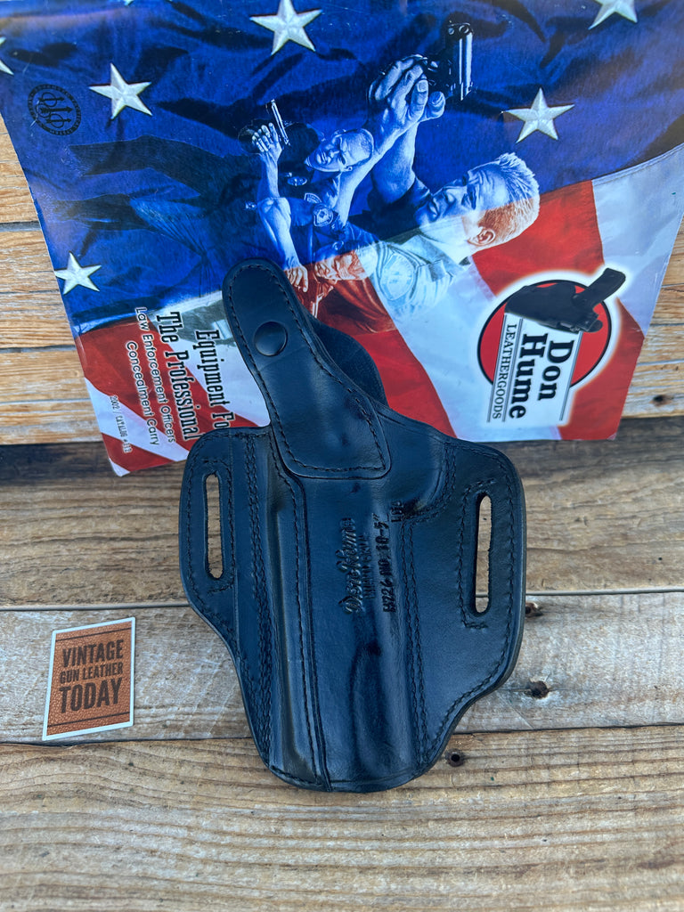Don Hume Black Leather H726 Optics Ready Holster For Para Ordinance LDA 1911