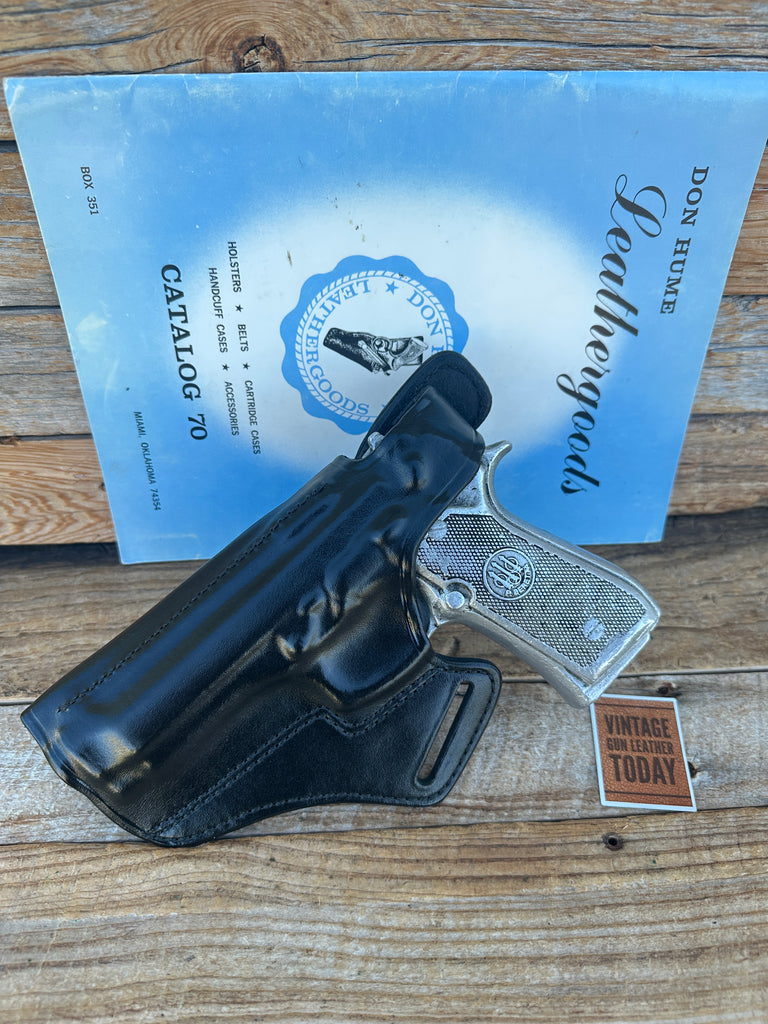 Don Hume Black Leather Cross Holster For Beretta 92 92F 92G 92S 92SB 96 96D