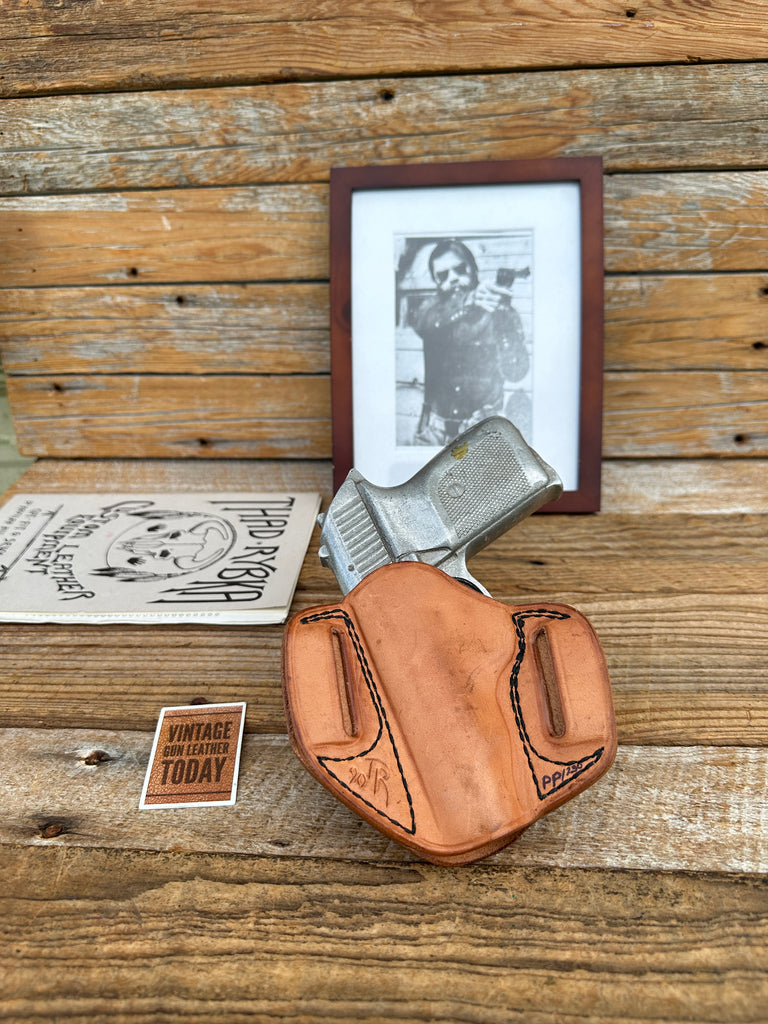 Vintage 90 Thad Rybka Brown Leather OWB Holster For Sig P230