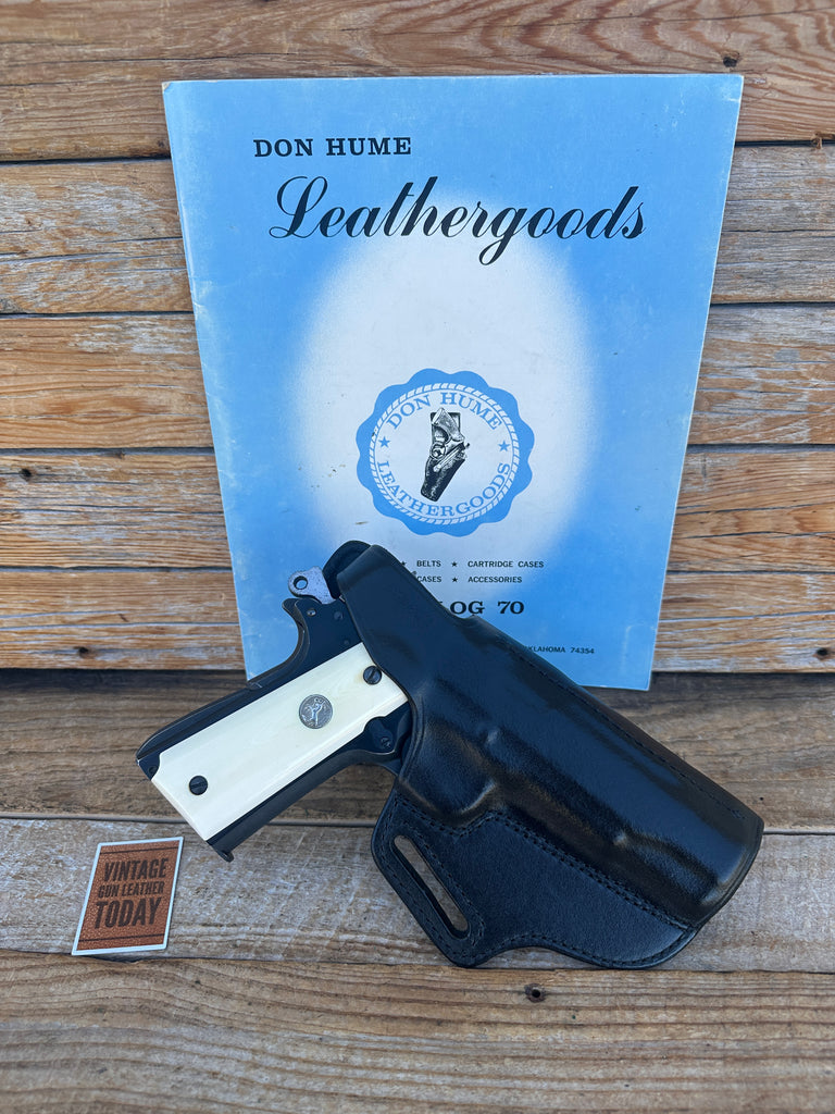 Don Hume Brown Leather Cross Holster For Colt Government Combat Elite MK V 5"