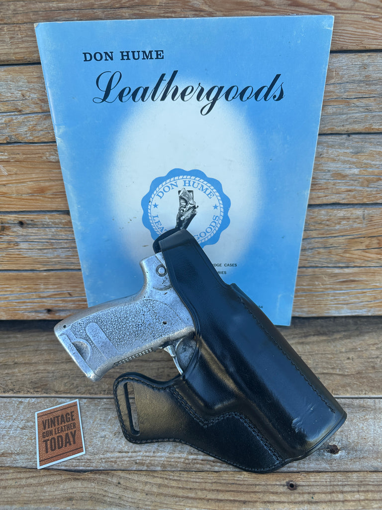 Vintage Don Hume Partner Leather Holster For H&K USP Full Size 9 / 40 Cross Draw