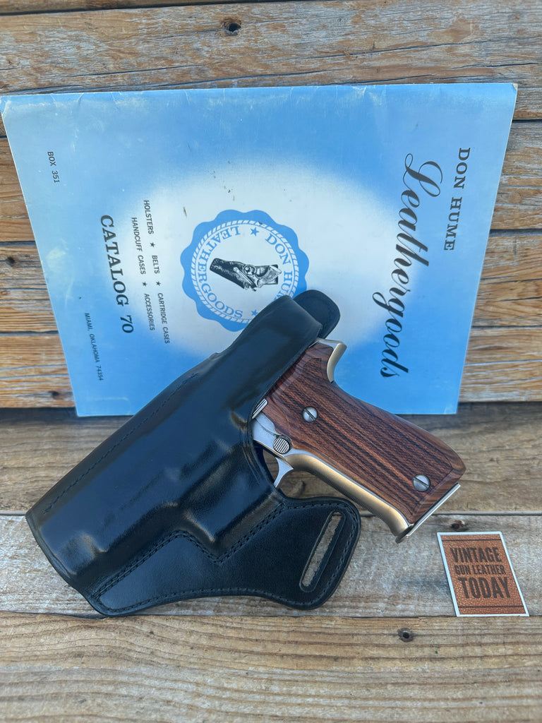 Don Hume Black Leather Cross Holster For Sig Sauer P220 P226 220 226