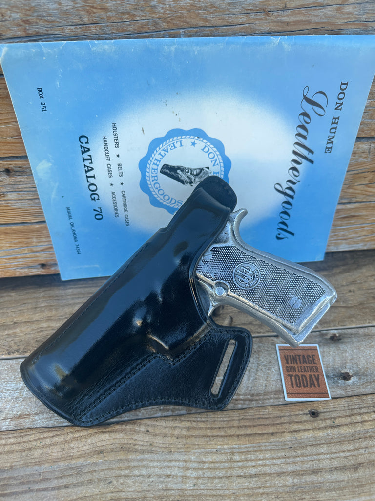 Don Hume Partner Black Leather Cross Draw Holster For Beretta 92FS Brigadier