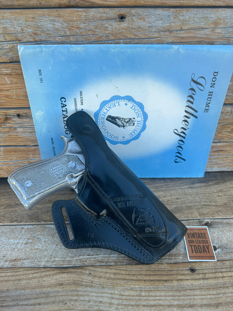 Don Hume Partner Black Leather Cross Draw Holster For Beretta 92FS Brigadier