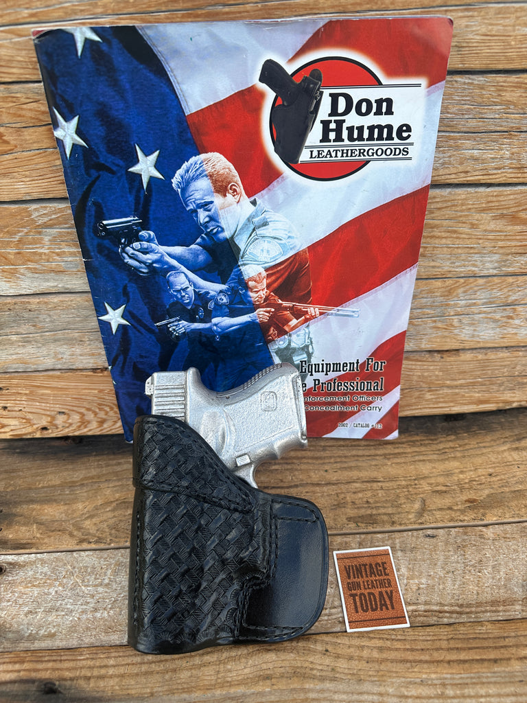 Don Hume Brown/ Black Leather H724 36-1 OWB Holster For GLOCK G26 G27 G33