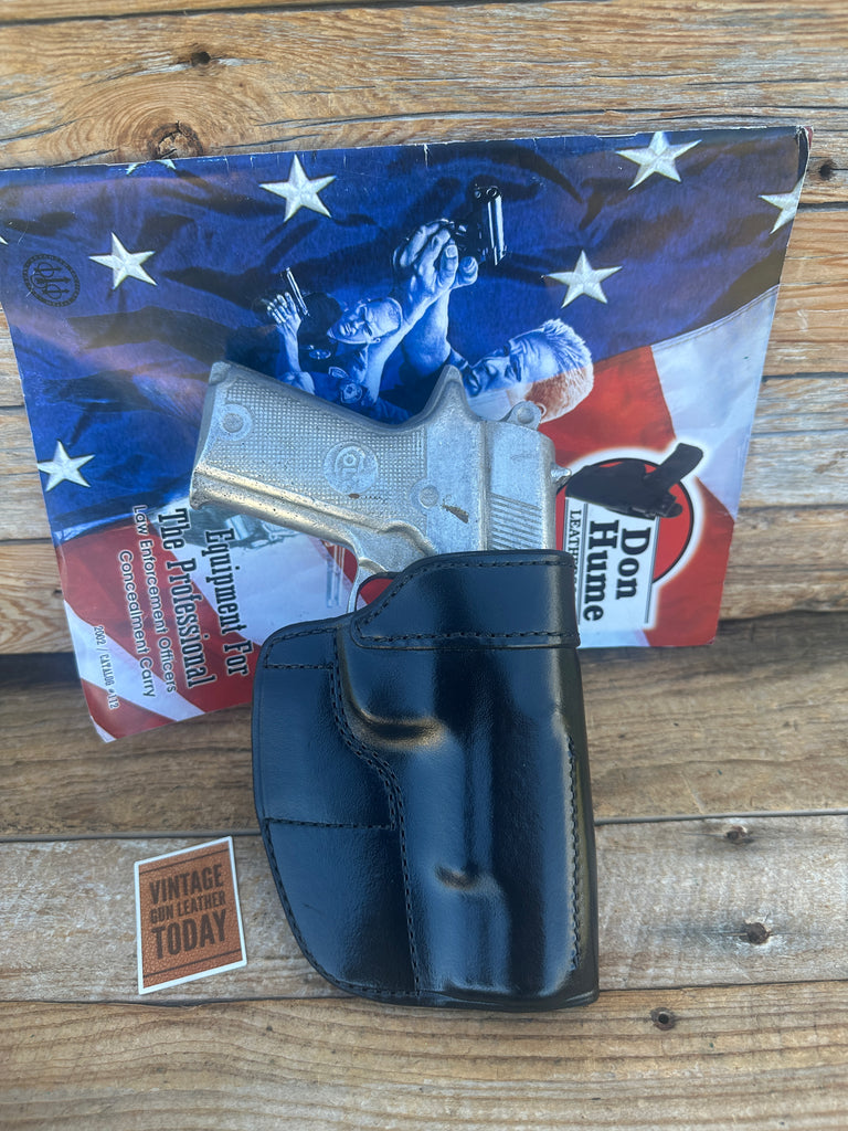 Don Hume Black Leather H724 34-5" OWB Holster For Colt Double Eagle