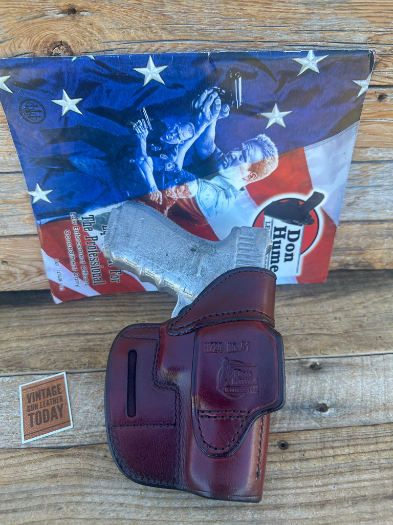 Don Hume Brown Leather H724 OT 41 OWB Holster For GLOCK G20 G21