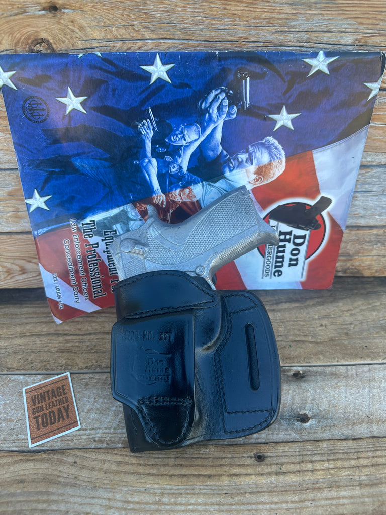 Don Hume Black Leather H724 33T OWB Holster For 4013 4013 TSW