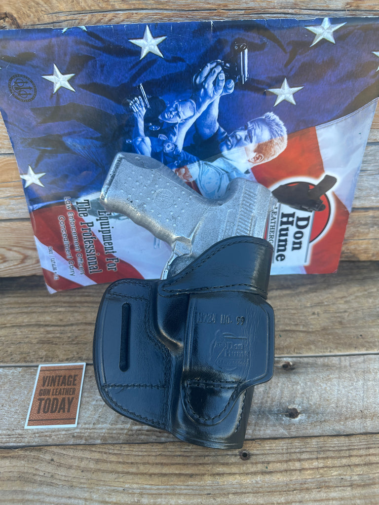 Don Hume Black Leather H724 OT SW 99 OWB Holster For Smith Wesson 99