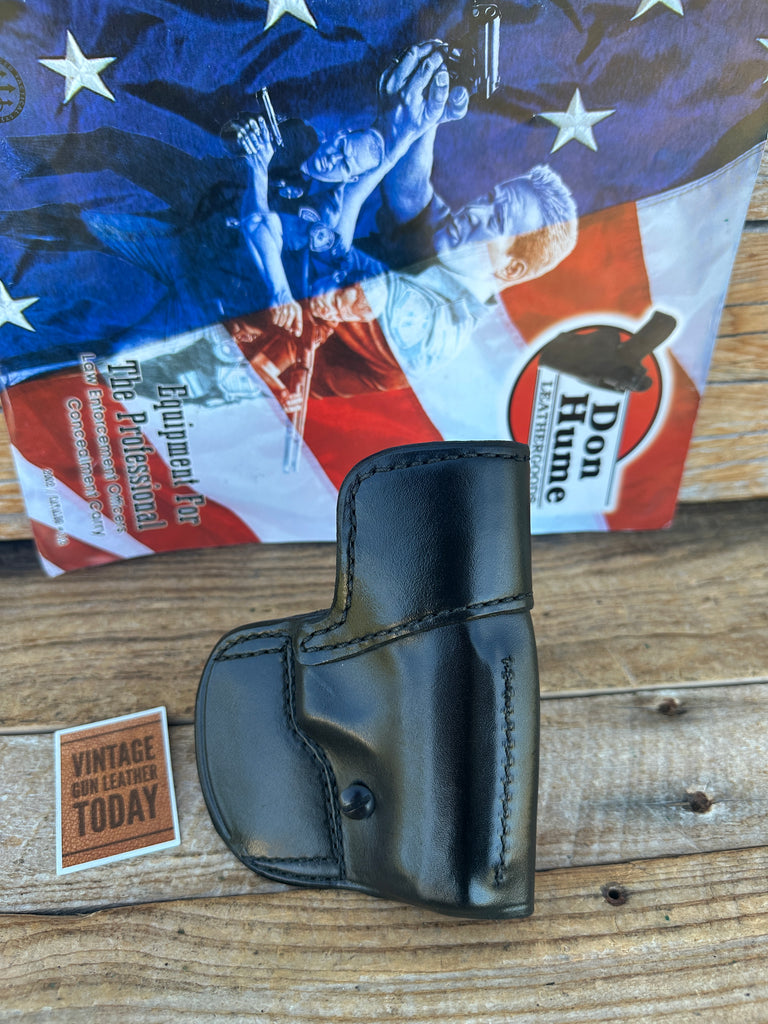 Don HumeBlack Leather H724 25-1 OWB Holster For Heckler Koch H&K P7 PSP