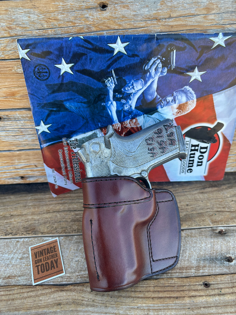 Don Hume Saddle Brown Leather H724 33 OWB Holster For Smith S&W 4516-1 457