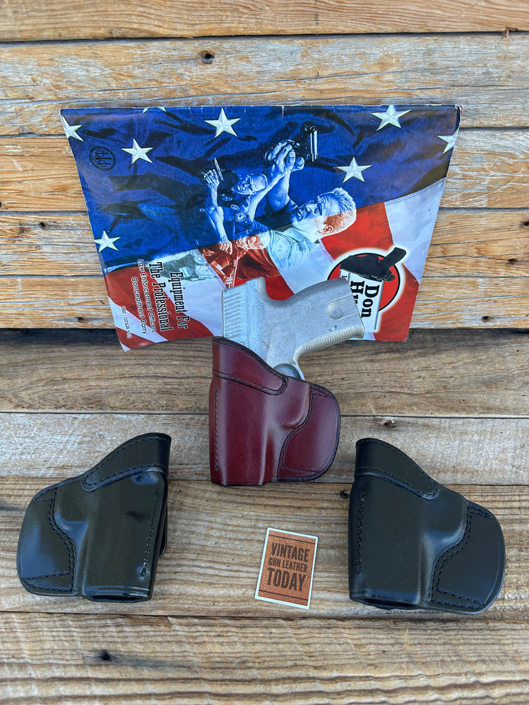 Don Hume Brown Black Leather H724 40FS-1 OWB Holster For S&W Smith Sigma SW9M