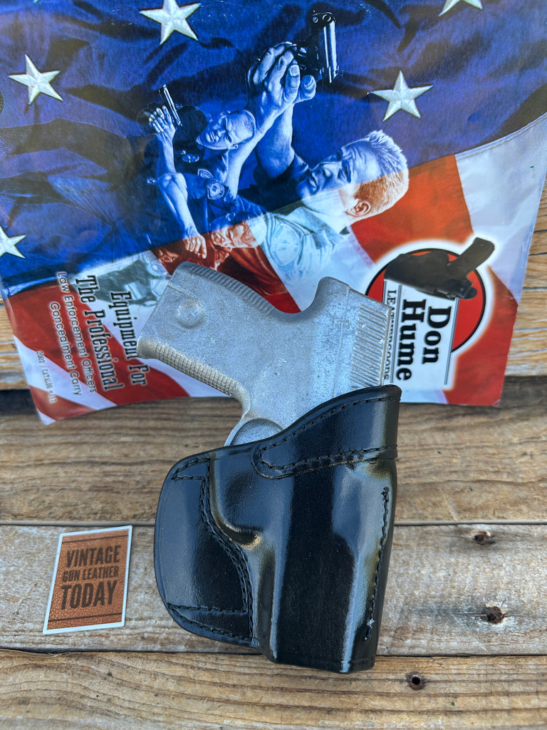 Don Hume Brown Black Leather H724 40FS-1 OWB Holster For S&W Smith Sigma SW9M