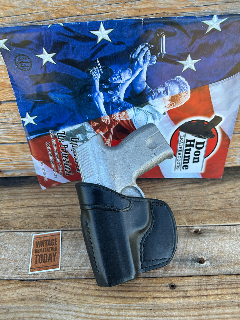 Don Hume Brown Black Leather H724 40FS-1 OWB Holster For S&W Smith Sigma SW9M