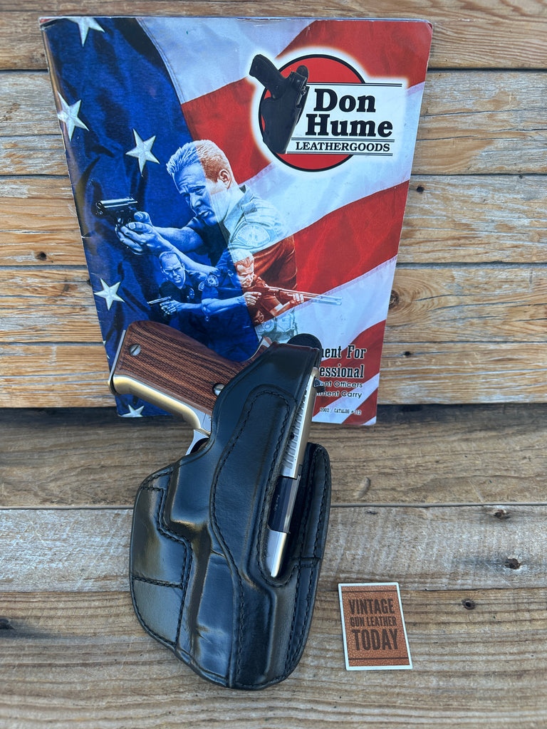 Don Hume Black Leather H726 Optics Ready Holster For Sig P226R P220R With Rail