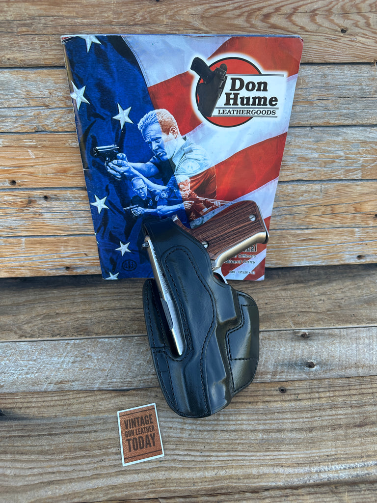 Don Hume Black Leather H726 Optics Ready Holster For Sig P226R P220R With Rail