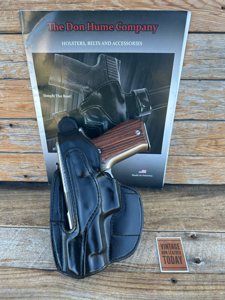 Don Hume Black Leather H726 30 4- 1/4" Optics Ready Holster For Sig P226 P220