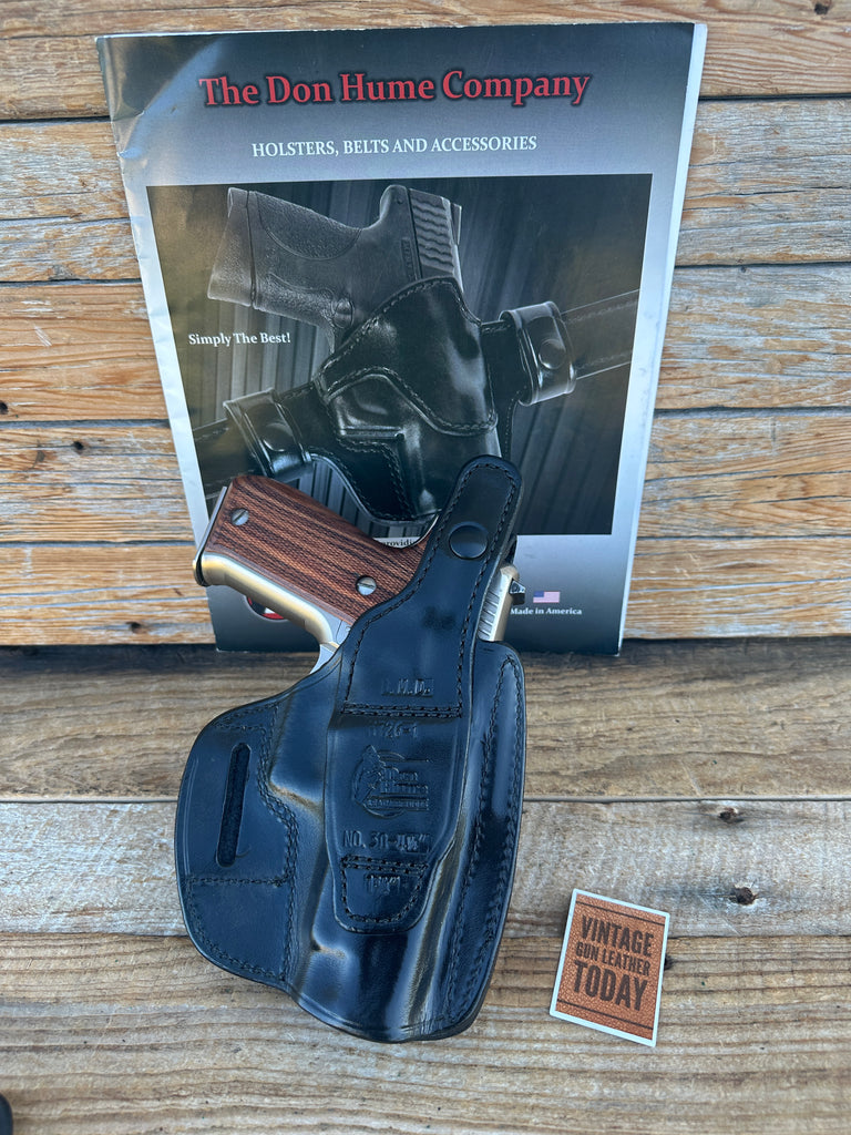 Don Hume Black Leather H726 30 4- 1/4" Optics Ready Holster For Sig P226 P220