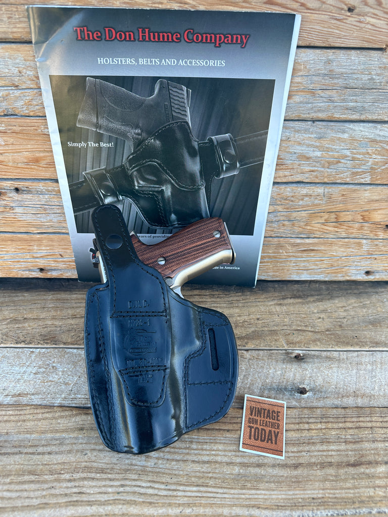 Don Hume Black Leather H726 30 4- 1/4" Optics Ready Holster For Sig P226 P220