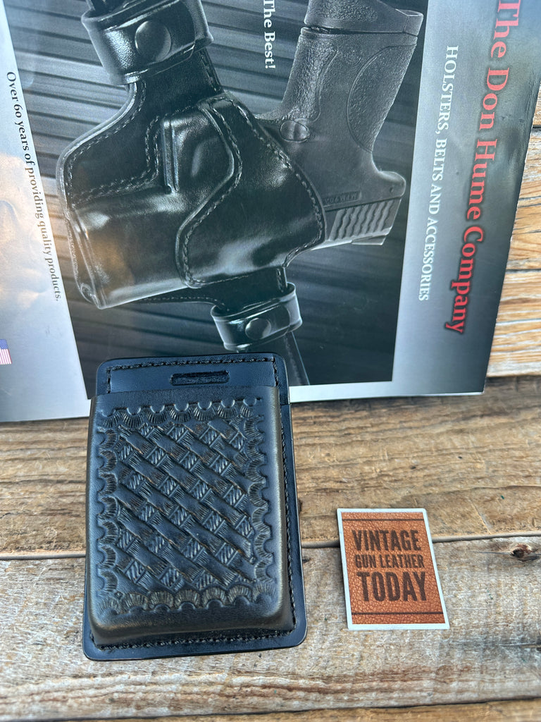 Don Hume Black Basket Police Duty Open Top Multi Use Accessory Case LT-10