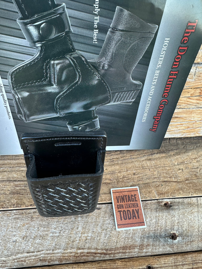 Don Hume Black Basket Police Duty Open Top Multi Use Accessory Case LT-10