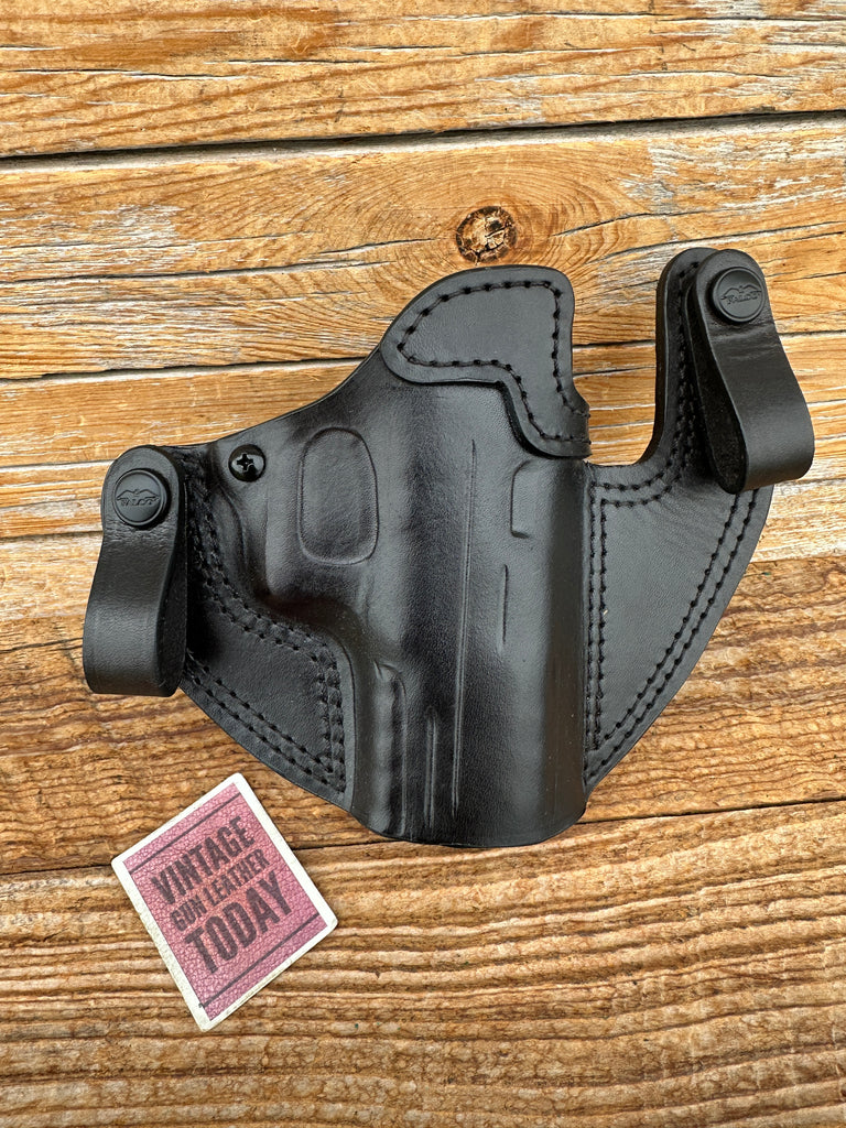 FALCO Black Leather IWB Holster For Walther PDP 4" w/ Red Dot Sight