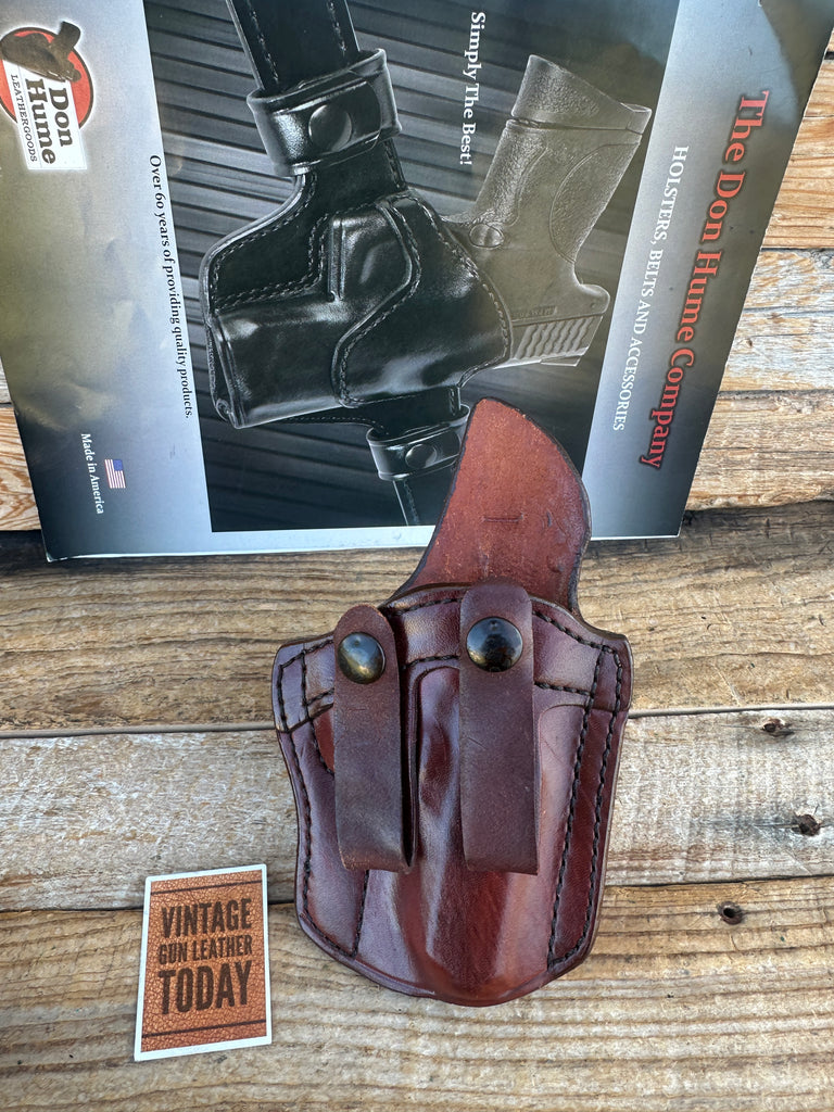 Vintage Don Hume PCCH I 40-BT380 WB Leather Holster For Bersa Thunder .380
