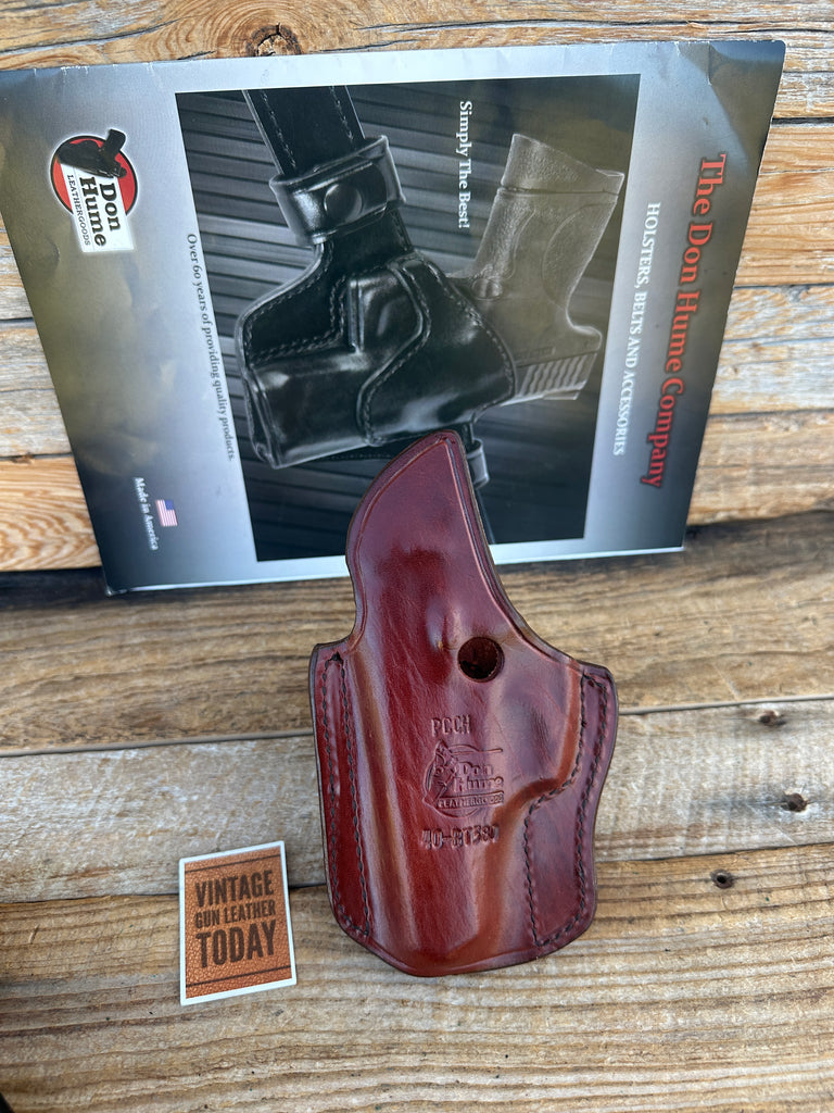 Vintage Don Hume PCCH I 40-BT380 WB Leather Holster For Bersa Thunder .380