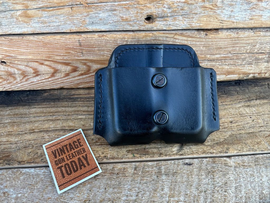 Vintage Ernie Hill Open Competition Top Black Magazine Carrier For Colt .45 1911