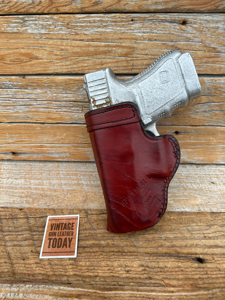 Don Hume H715  Brown Leather Open Top IWB Holster For GLOCK G29 G30 G30S