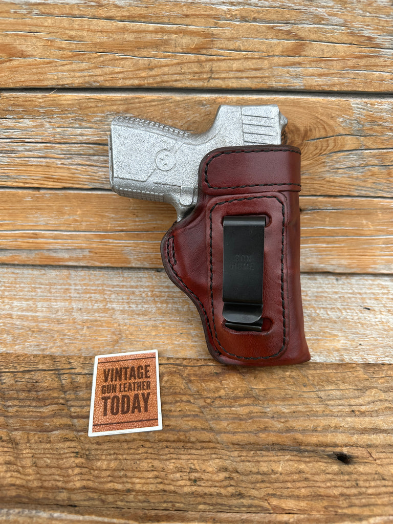 Don Hume H715  Brown Leather Open Top IWB Holster For KAHR K9 P9 K40 P40 CW9