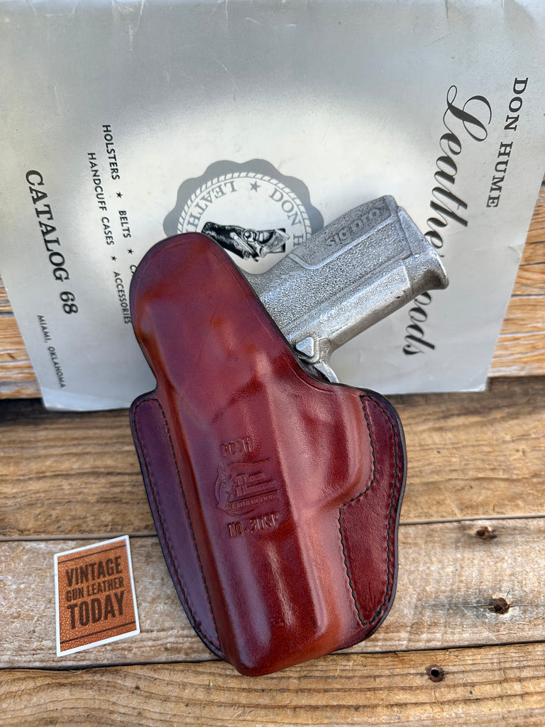 Vintage Don Hume PCCH 30-SP Brown Leather IWB Holster for Sig 2345 Sig Pro