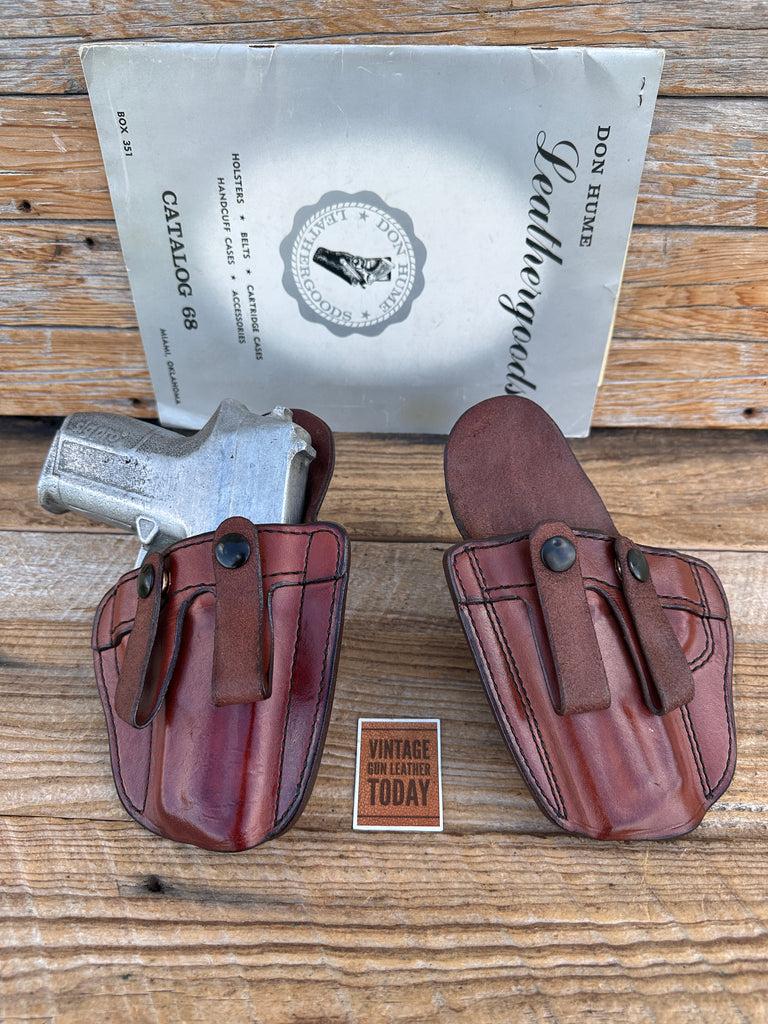 Vintage Don Hume PCCH 30-SP Brown Leather IWB Holster for Sig 2345 Sig Pro
