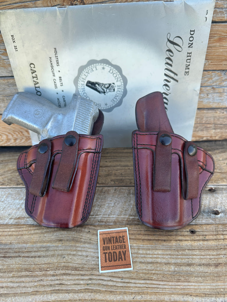Don Hume PCCH 40FC Brown Leather IWB Holster for S&W Sigma Compact 9 / 40