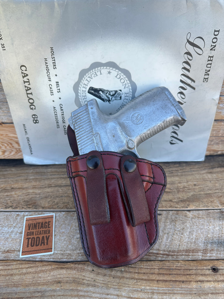 Don Hume PCCH 40FC Brown Leather IWB Holster for S&W Sigma Compact 9 / 40