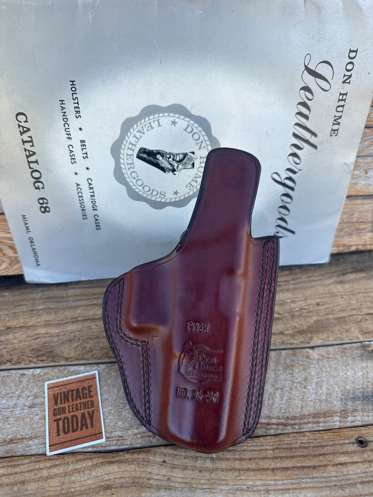 Vintage Don Hume PCCH 36-37 Brown Leather IWB Holster for GLOCK G37 37