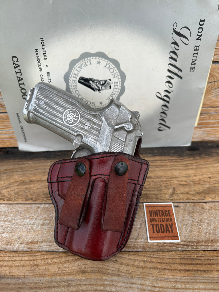 Vintage Don Hume PCCH 59 IWB Leather Holster For Beretta Cougar 8000 8040