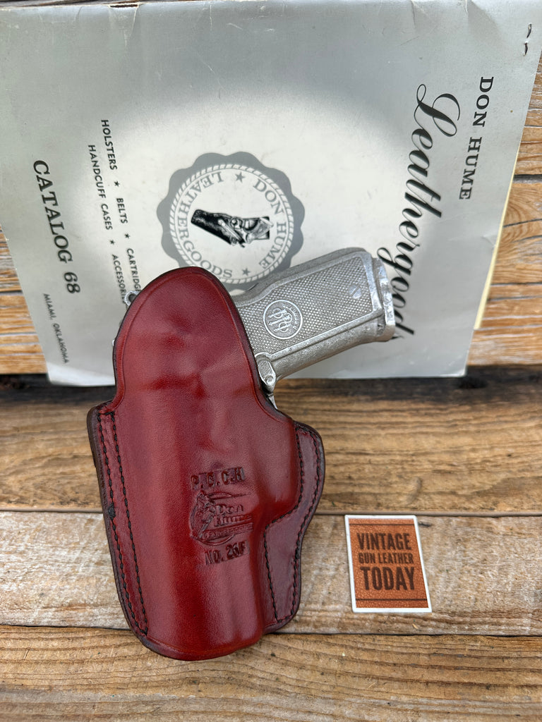 Vintage Don Hume PCCH 59 IWB Leather Holster For Beretta Cougar 8000 8040