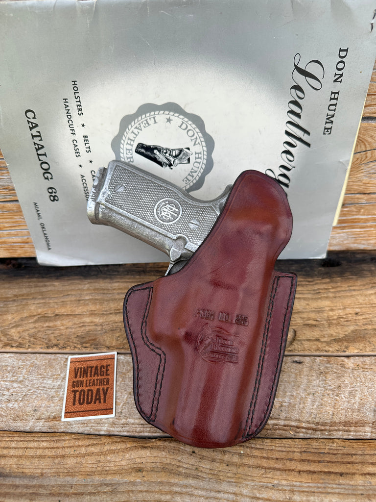 Vintage Don Hume PCCH 59 IWB Leather Holster For Beretta Cougar 8000 8040