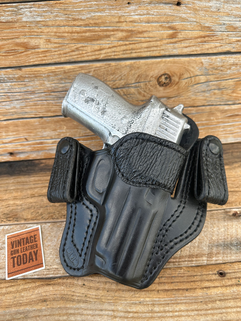 T&T Mike Special Black Leather IWB Holster w/ Shark Trim For Sig P228 P228