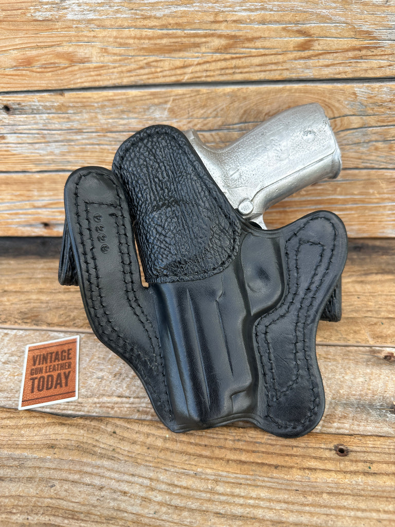 T&T Mike Special Black Leather IWB Holster w/ Shark Trim For Sig P228 P228