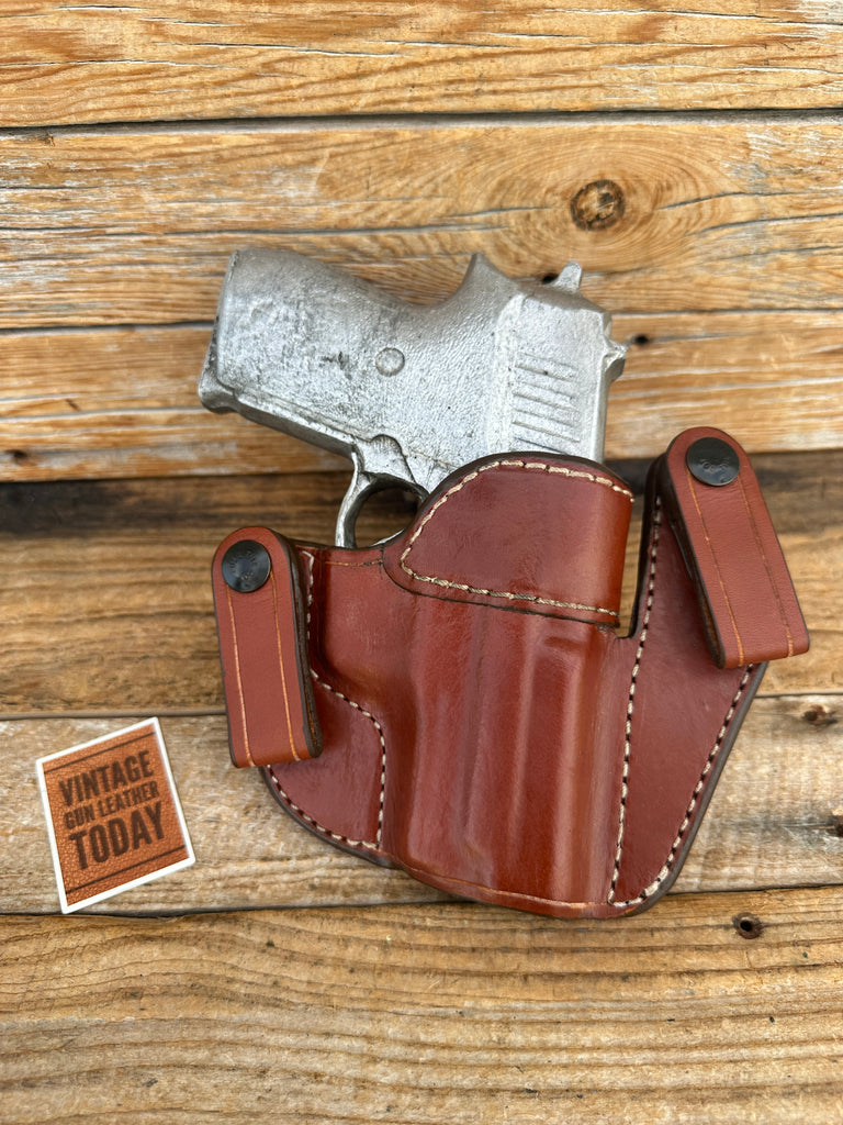 AKER Brown Leather IWB Statesman Holster For Sig P245 Right