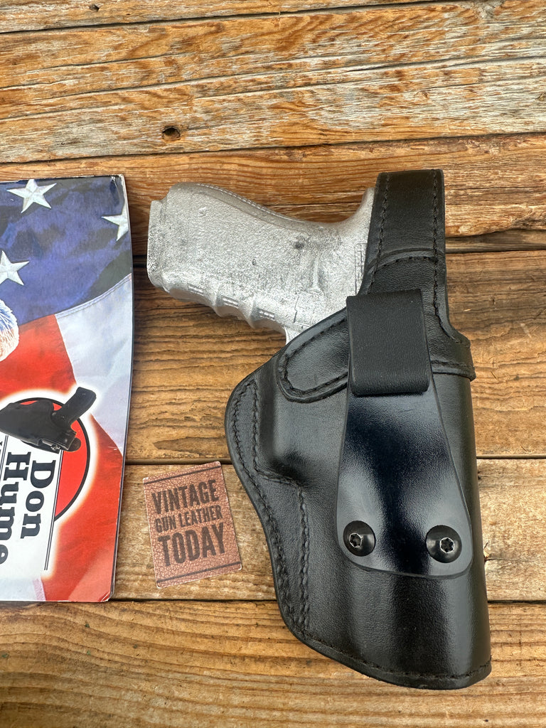 Don Hume IWB Strike Tuckable Black Leather Holster For GLOCK 20 21 G20 G21 Right